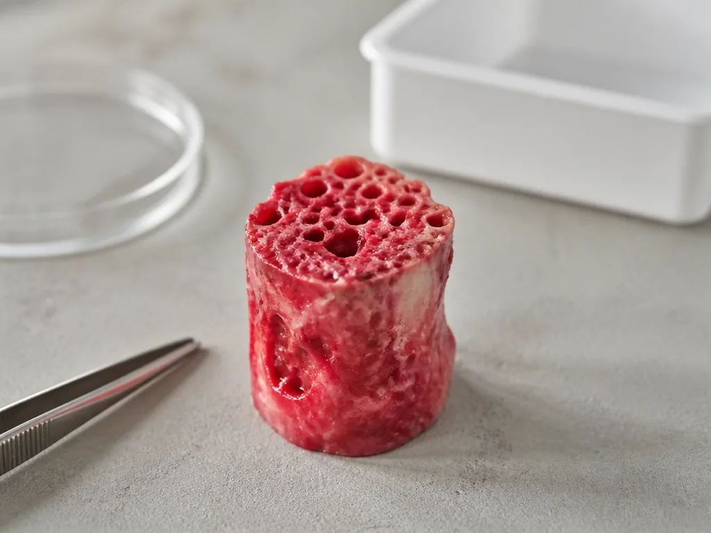 Durchblutetes Knochengewebe aus dem 3D-Drucker : Warum Gefäße über den Erfolg entscheiden